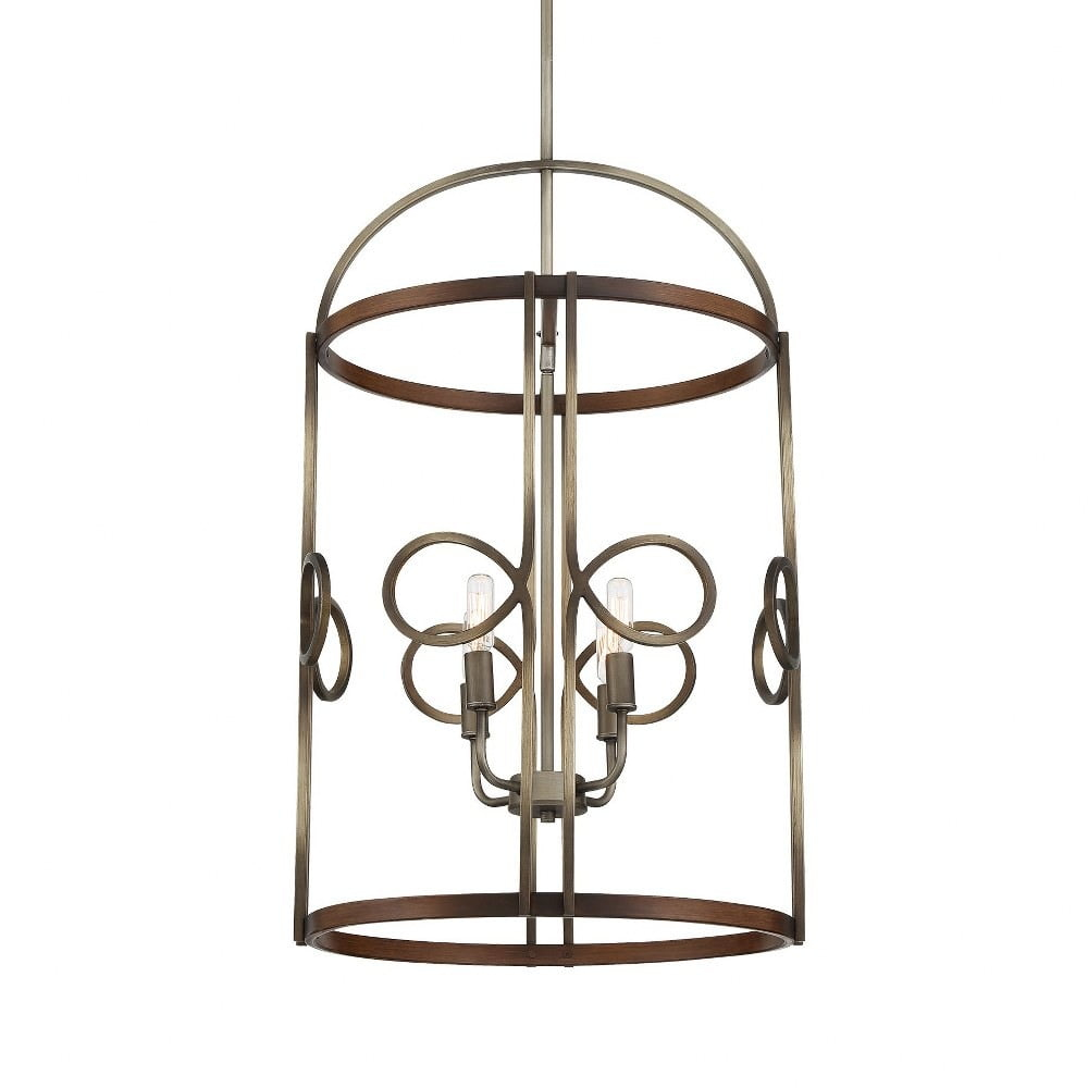 Minka Lavery - Yorkville - 4 Light Pendant-33 Inches Tall and 18 Inches Wide