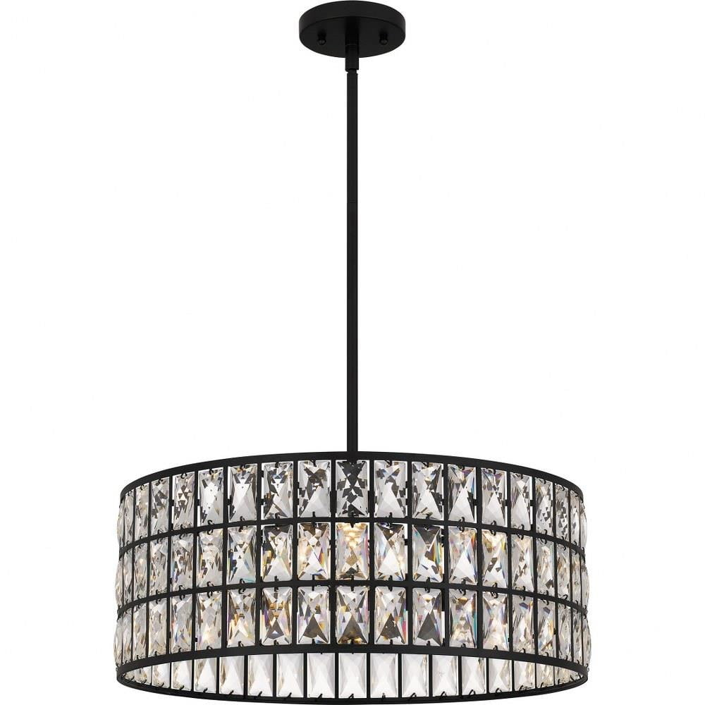 Quoizel Lighting Gibson 4 - Light Pendant in  Matte Black