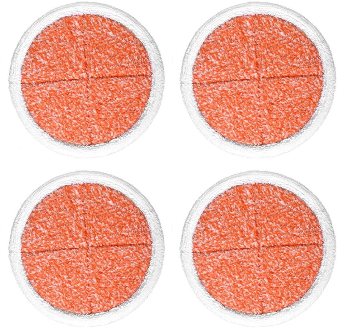 Replacement Bissell Spinwave 2039A 2124 Powered Hard Floor Mop 4 Packs Heavy Scrub Mop Pads