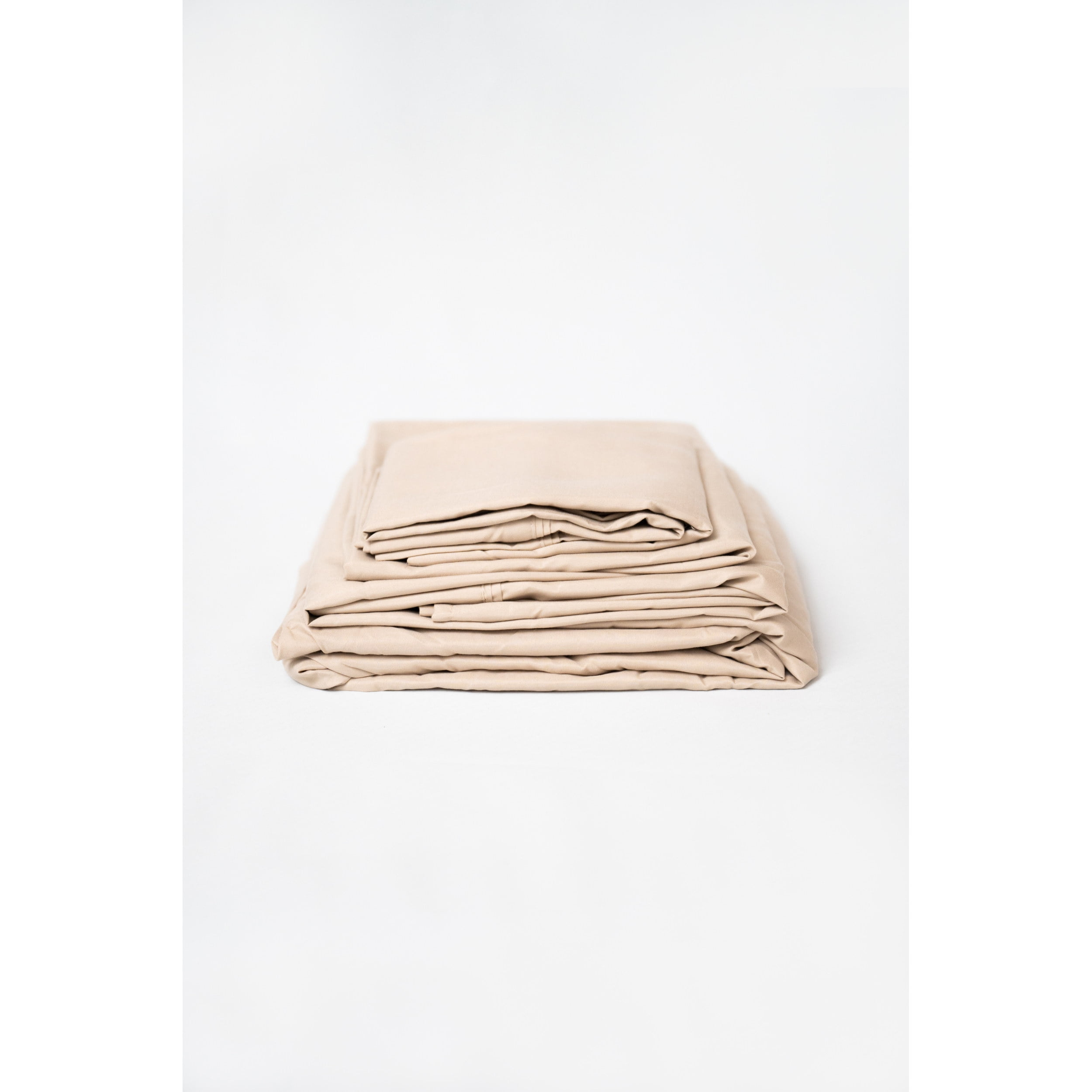 4-Piece Khaki Microplush and Bamboo Full Hypoallergenic Sheet Set 66058