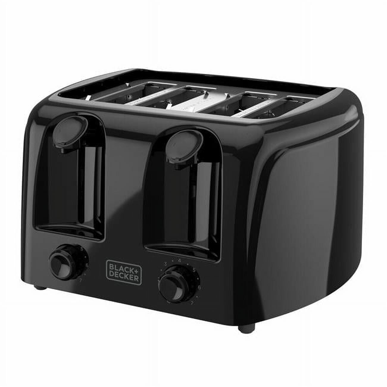 4-Slice Toaster, Black