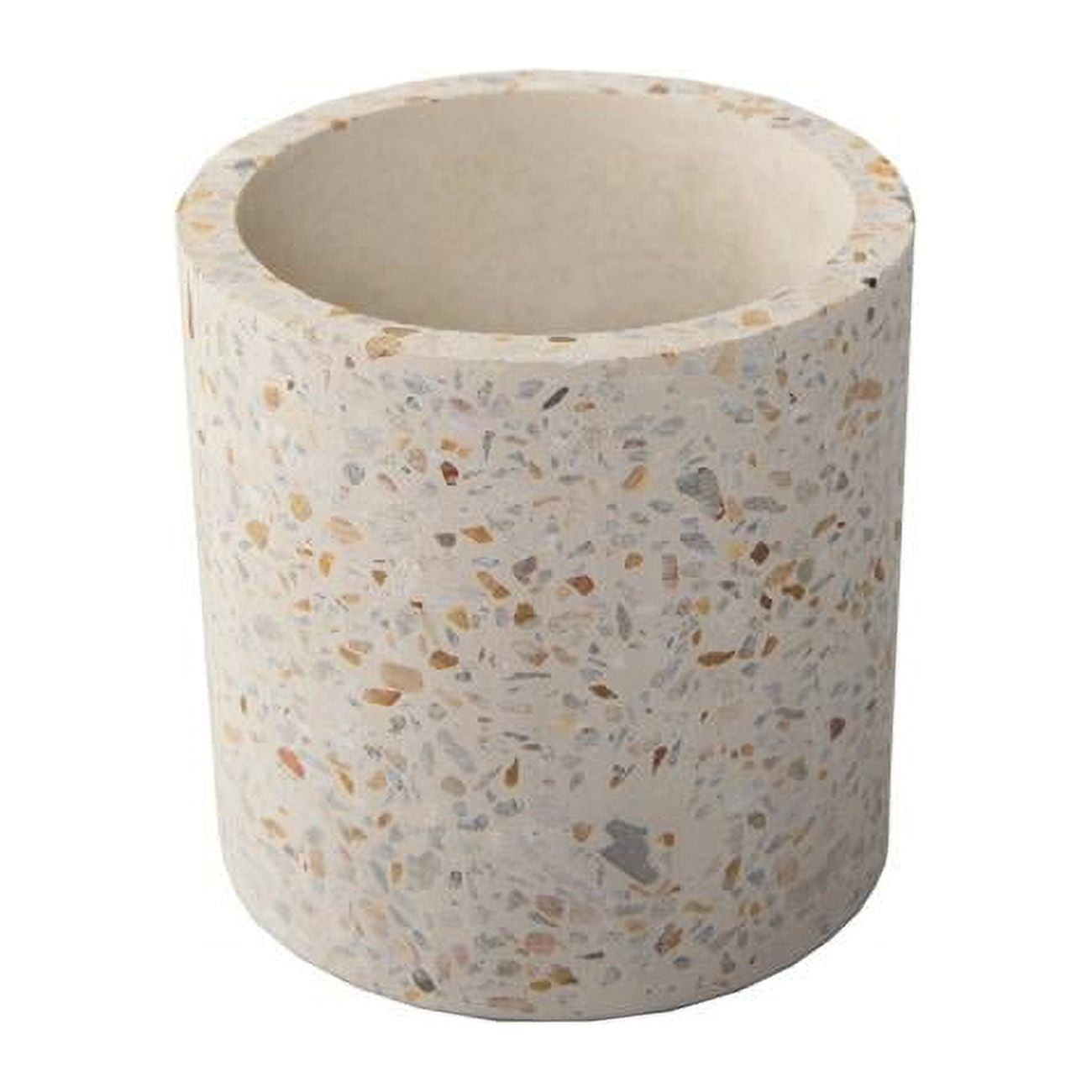 Flora Bunda 4 Inch Terrazzo Pot Concrete Stoneware Planter,4"
