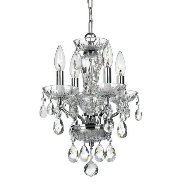 4-light Chrome Mini Chandelier