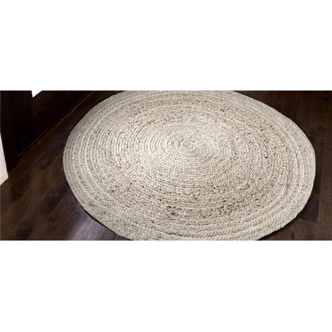 4 x 4 ft. Kerala Ivory Jute Rug