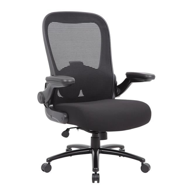 Boss Office Products Big and Tall Mesh Heavy Duty Chair, 400 lb weight capacity