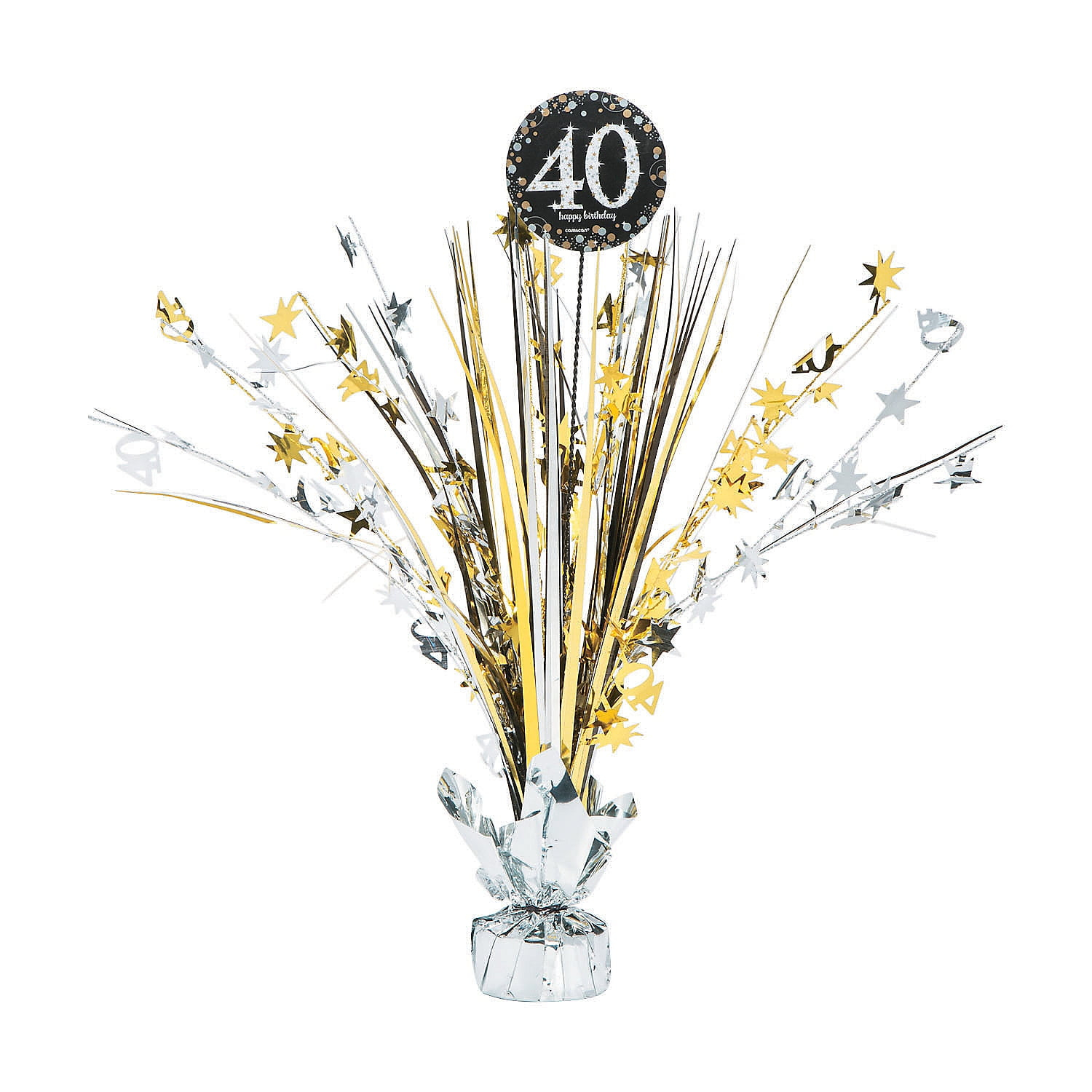 40th Sparkling Celebration Centerpiece, Party Supplies, 1 Piece