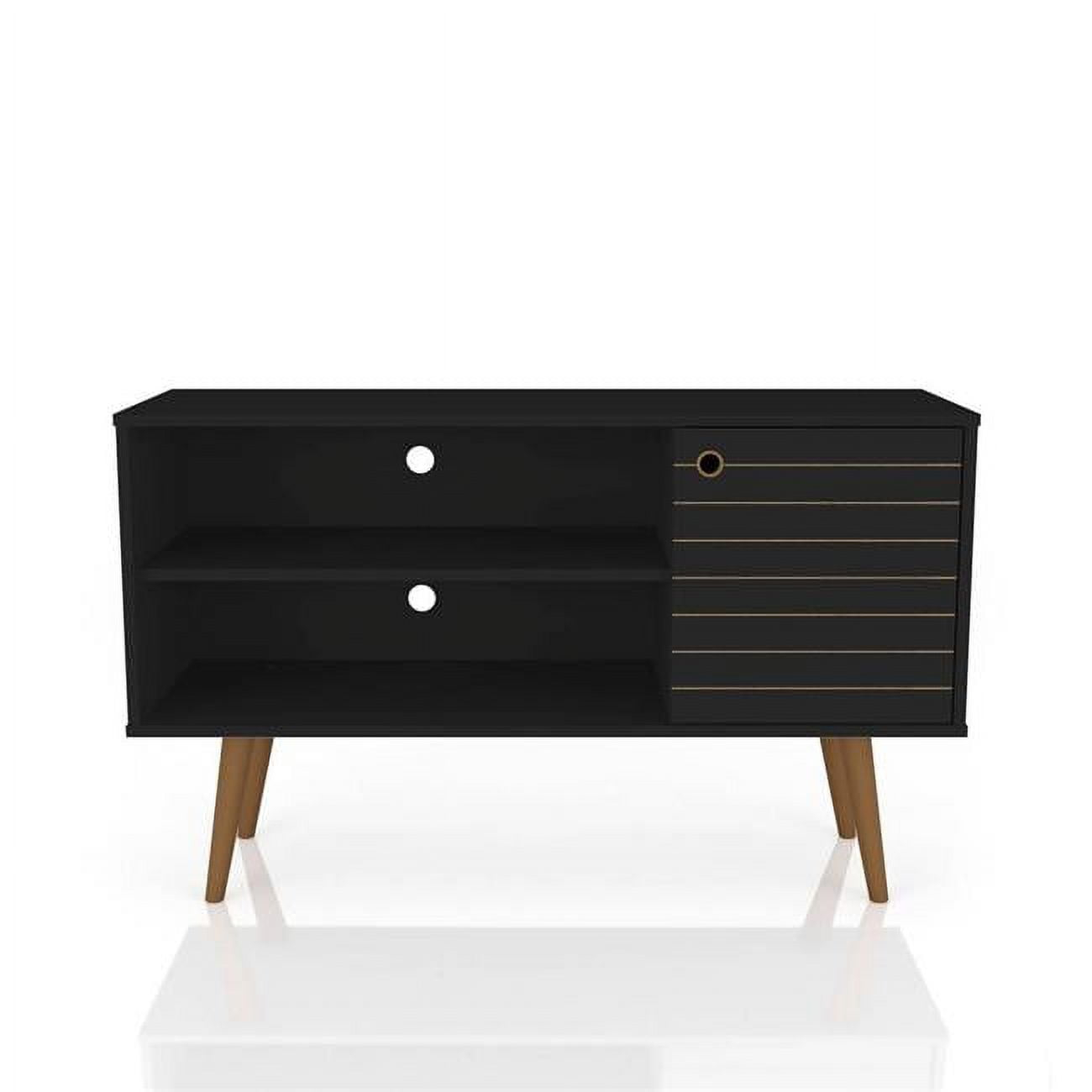 Liberty 42.52" Mid-Century Modern TV Stand with 2 Shelves and 1 Door
