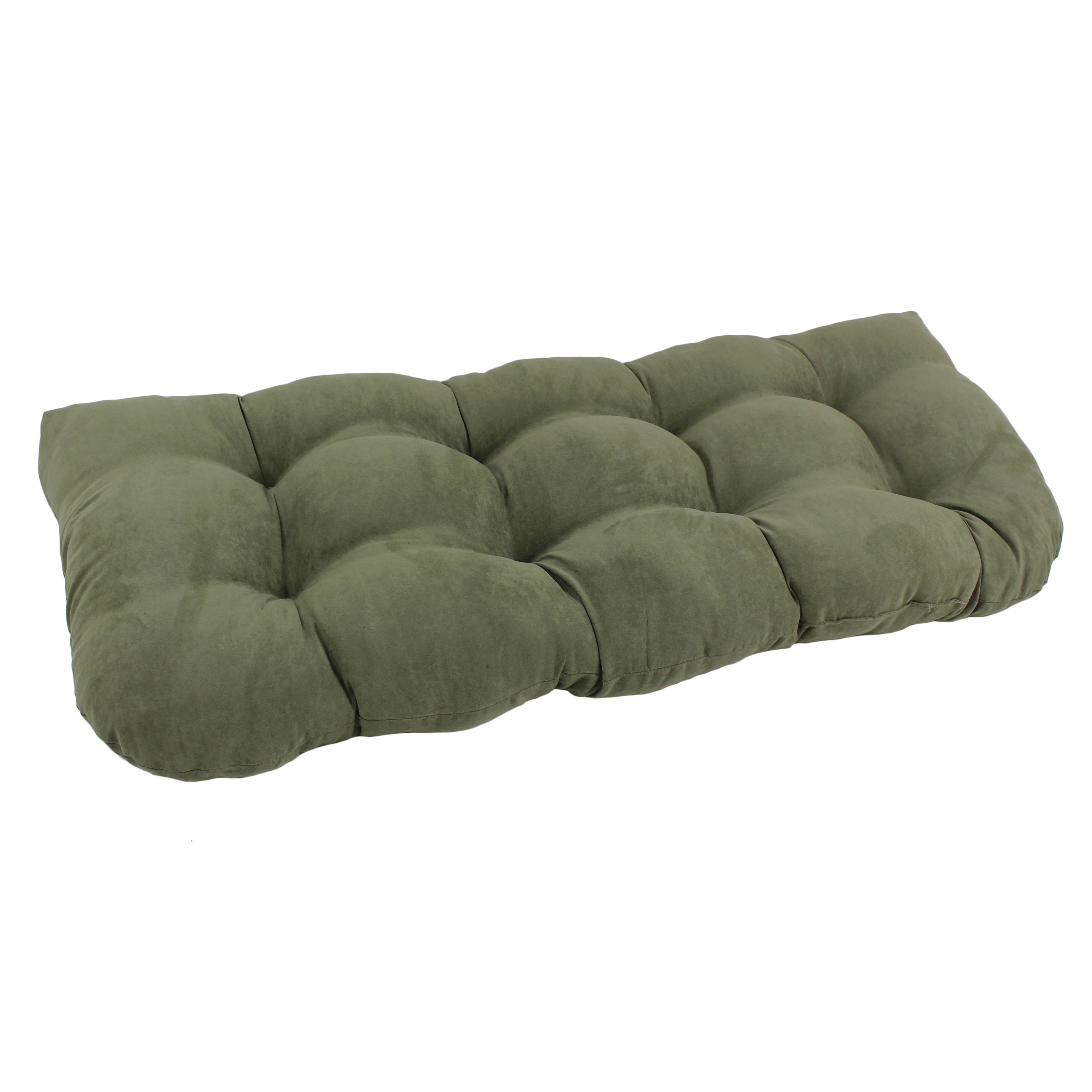 Blazing Needles 42-inch by 19-inch U-Shaped Micro Suede Polyester Tufted Settee/Bench Cushion