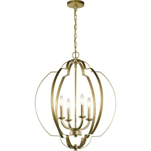 Kichler Lighting Voleta 4 - Light Pendant in  Natural Brass