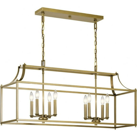Kichler Lighting Morrigan 8 - Light Chandelier in  Natural Brass