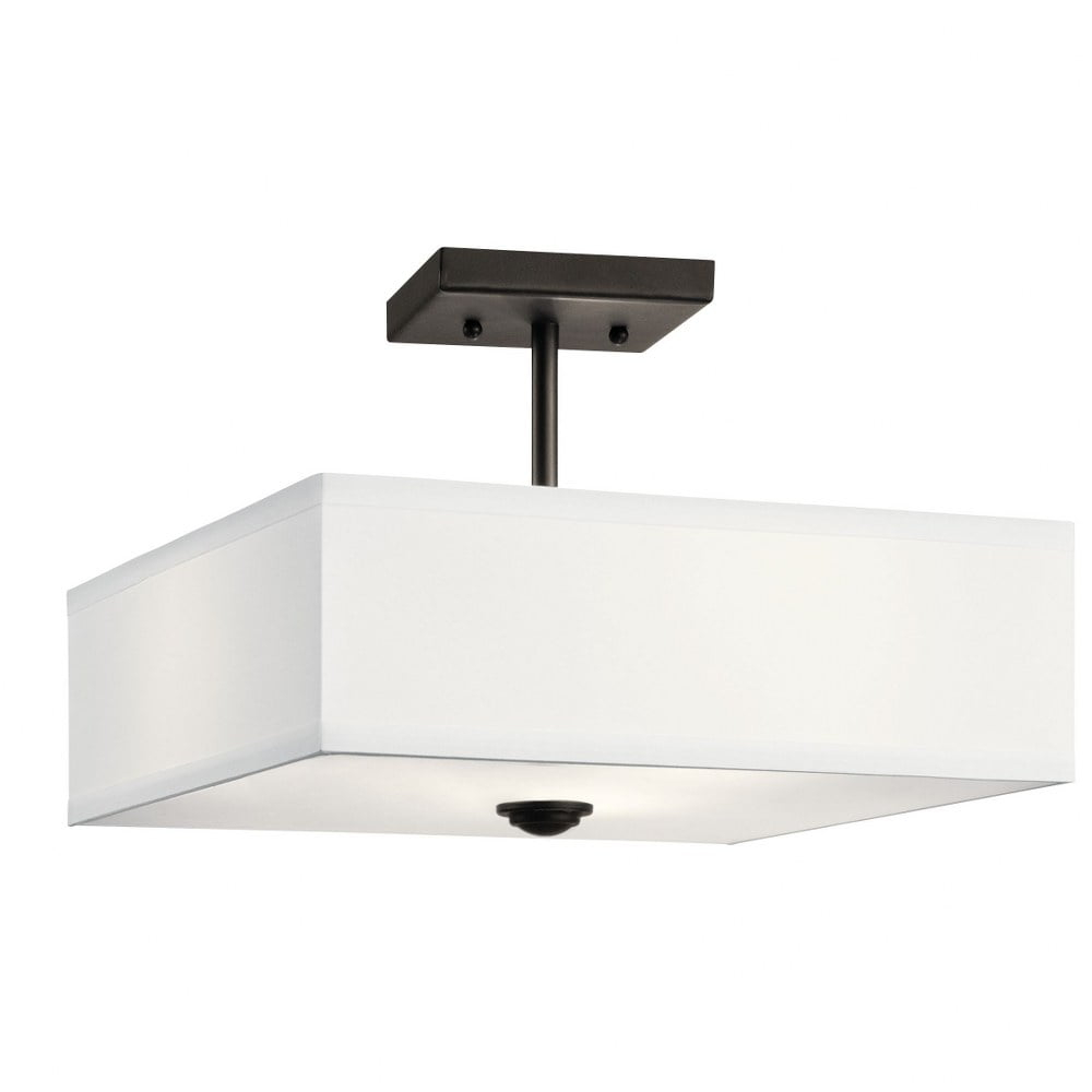 Kichler Lighting Shailene 3 - Light Semi-Flush Mount in  Olde Bronze