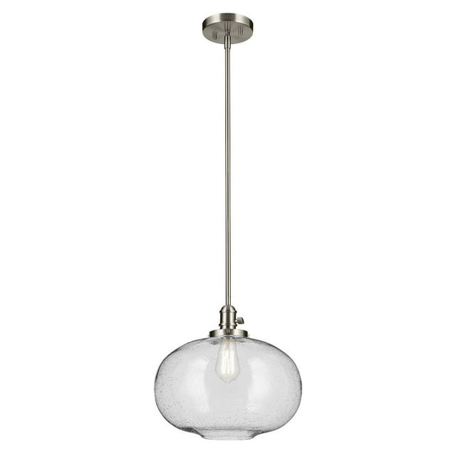 43911NI-Kichler Lighting-Avery - 1 Light Pendant-14 Inches Tall and 14.5 Inches Wide-Brushed Nickel Finish