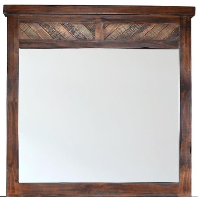Loon Peak® Culbertson Wood Wall Mirror