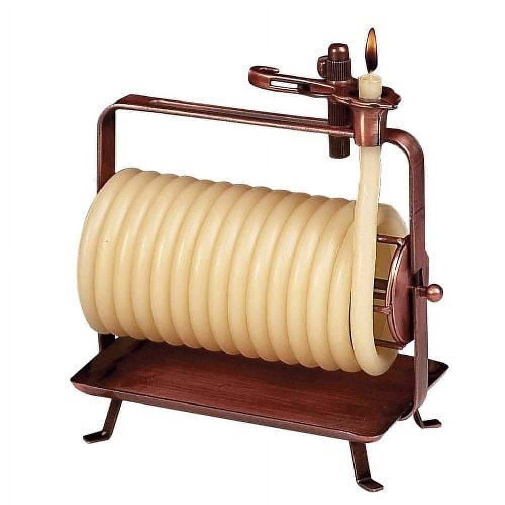 48-Hour Horizontal Candle Natural Beeswax with Cotton Wick