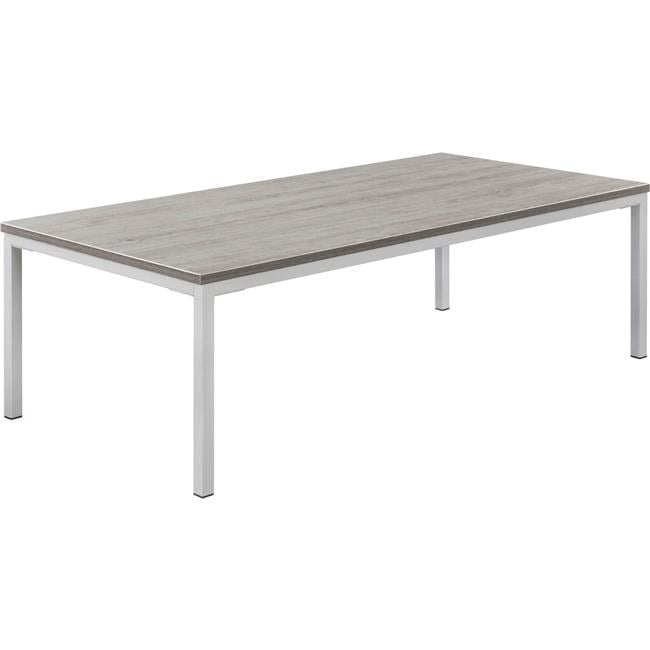 48 x 24 in. Interion Wood Coffee Table with Steel Frame - Gray