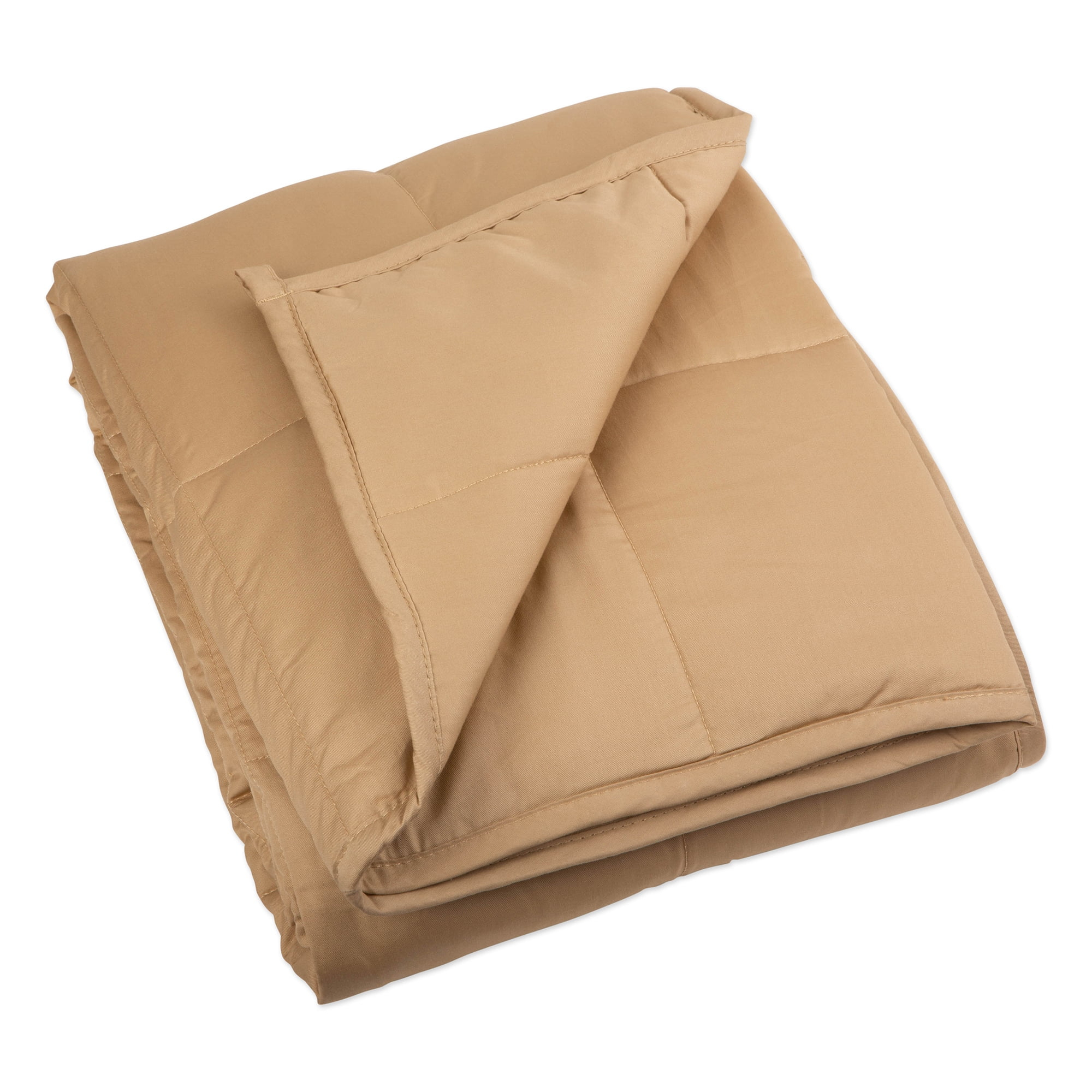 48x72 15lbs Weighted Blanket  Taupe