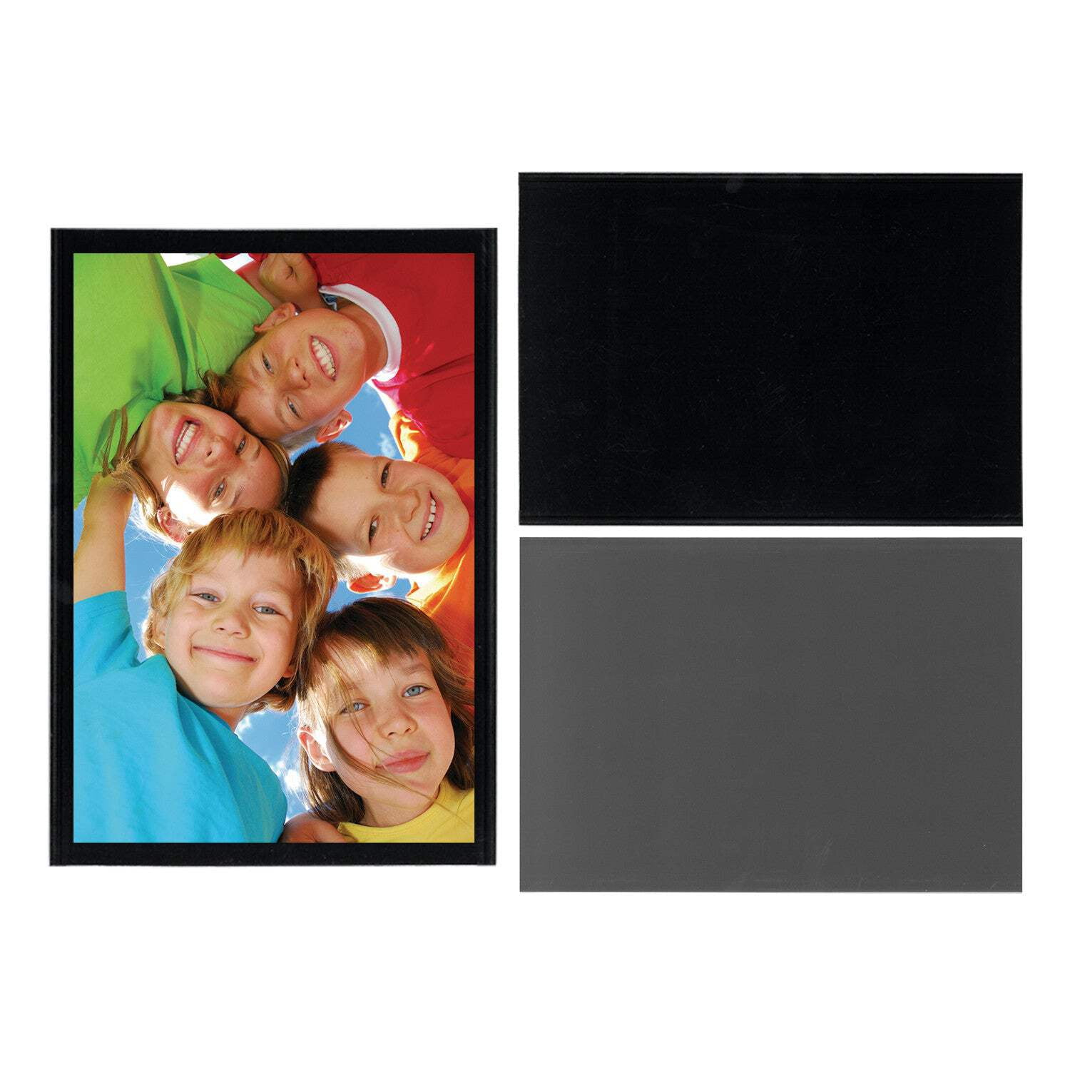 4x6 Magnetic Photo Pocket | Black | 10 Pack