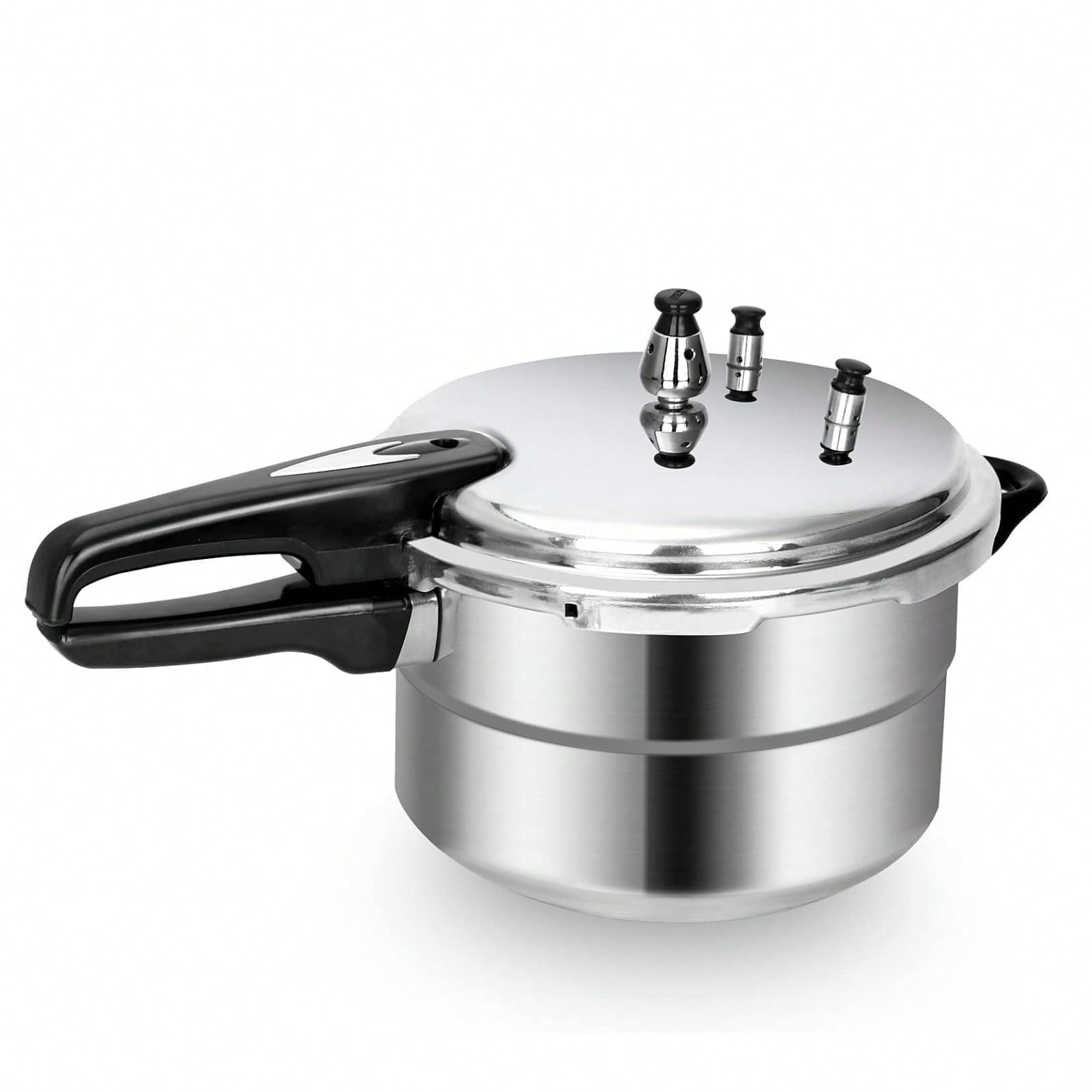 5.3 Quart Polished Stainless Steel Induction Ready Pressure Cooker