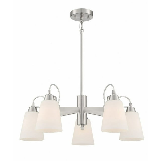 Minka Lavery Minka Lavery Beckonridge Coal With Clear Chandelier