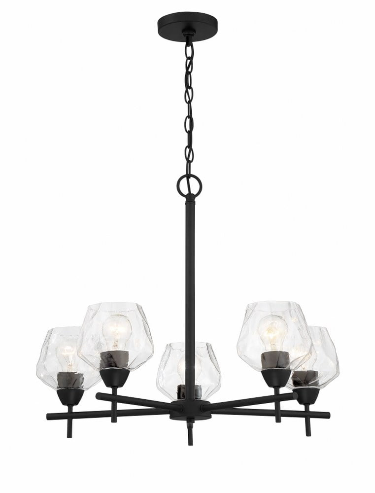 5 Light Chandelier-Coal Finish    -Traditional Installation Minka Lavery 2175-66A