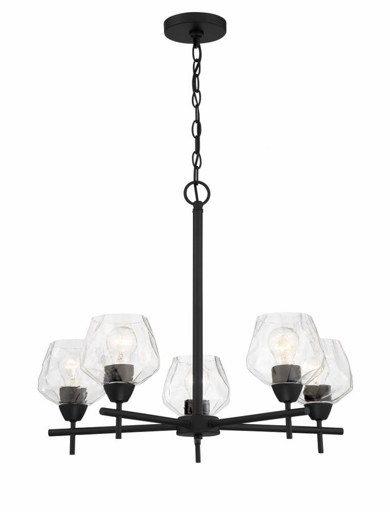 5 Light Chandelier-Coal Finish    -Traditional Installation Minka Lavery 2175-66A