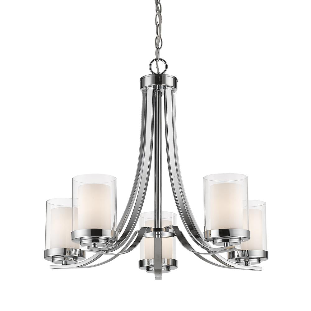 Z-Lite Willow 5 - Light Chandelier in  Chrome