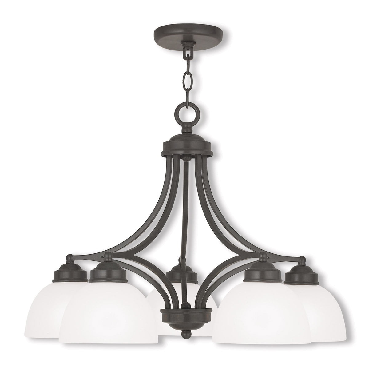 Livex Lighting Somerset 5 - Light Chandelier in  English Bronze