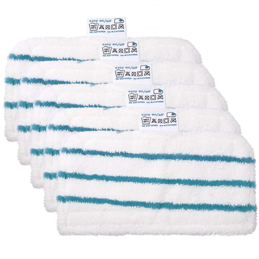 Guckmall Fiber Steam Mop Pads for All Steam Mops (5 Pack)