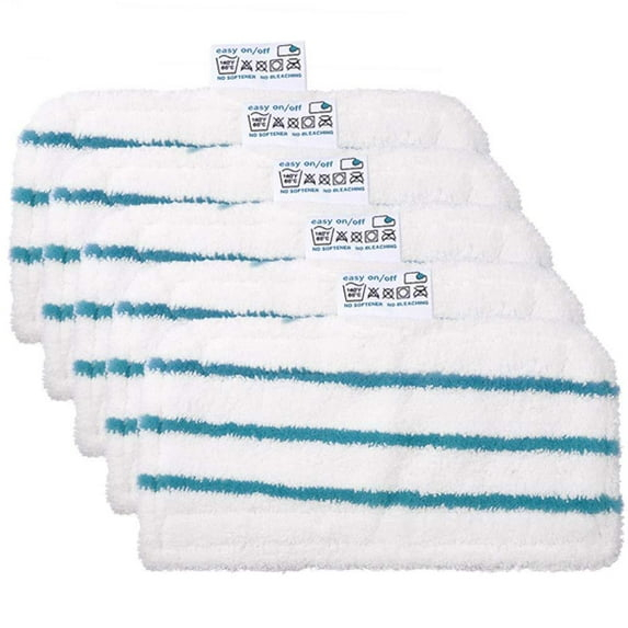 Guckmall Fiber Steam Mop Pads for All Steam Mops (5 Pack)