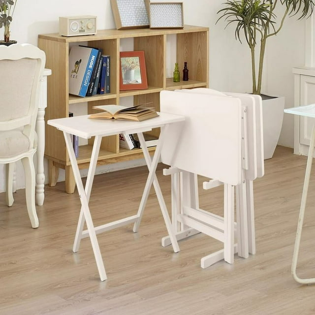 Yu Shan Co. USA, Ltd. 19'' Solid Wood Rectangular Portable Folding Table