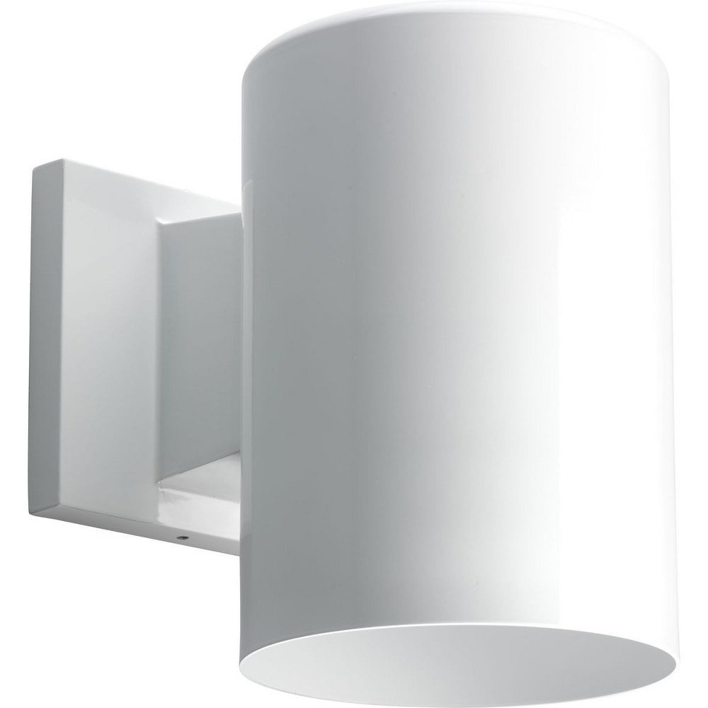 Progress Lighting, Cylinder Collection, 1-Light Wall Sconce, Antique Bronze Finish, Porcelain Shade