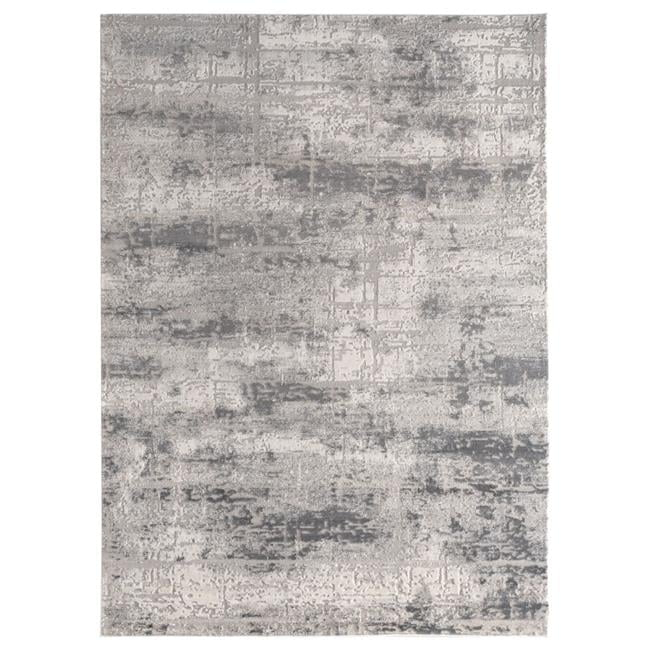 5 ft. 3 in. x 7 ft. 2 in. Cascades Mazama Contemporary & Transitional Rectangle Machine Made Area Rug, Grey