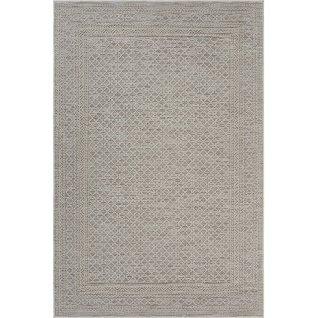 5â€™ x 7â€™ Gray Classic Indoor Outdoor Area Rug