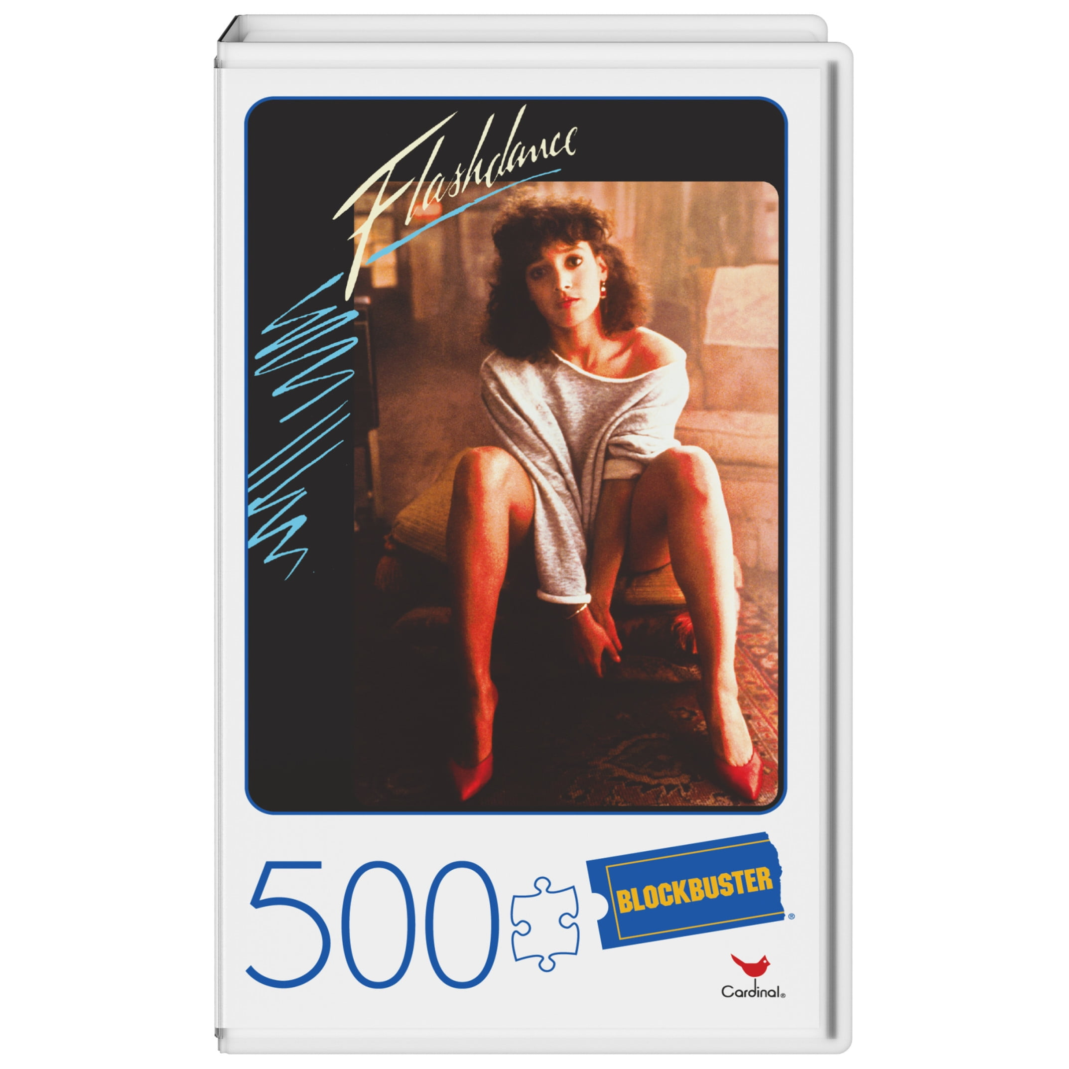 500-Piece Adult Jigsaw Puzzle in Plastic Retro Blockbuster VHS Video Case