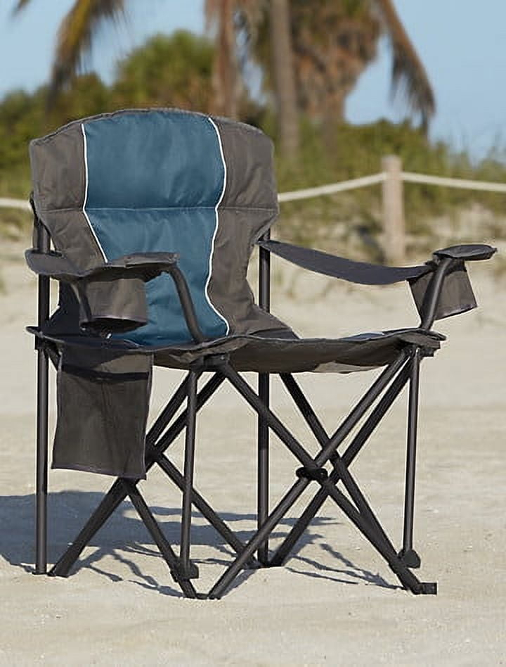 500-lb. Capacity Heavy-Duty Portable Chair Blue 500 lb