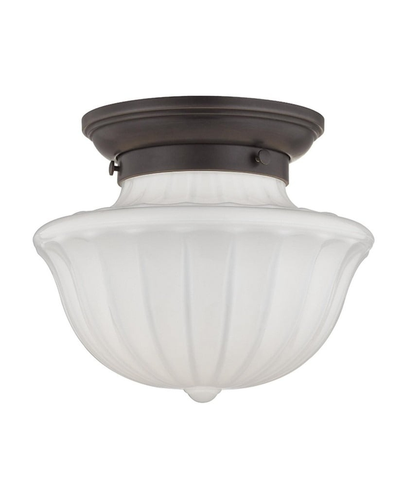 5009F-OB-Hudson Valley Lighting-Dutchess - One Light Small Flush Mount - 9 Inches Wide by 7.5 Inches High-Old Bronze Finish