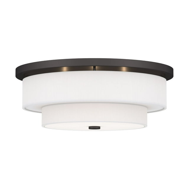 Livex Lighting Meridian 4 - Light Flush Mount in  Bronze