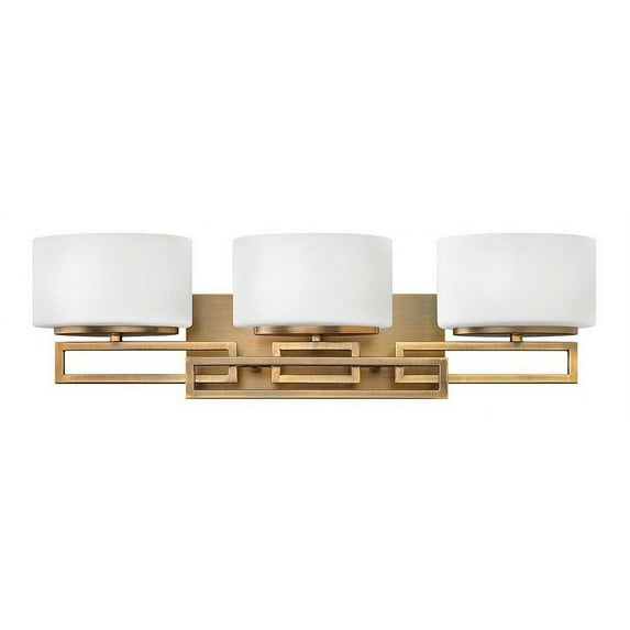 5103BR-LED-Hinkley Lighting-Lanza - 3 Light Bath Vanity in Transitional Style - 25 Inches Wide by 6.75 Inches High-Brushed Bronze Finish-LED Lamping