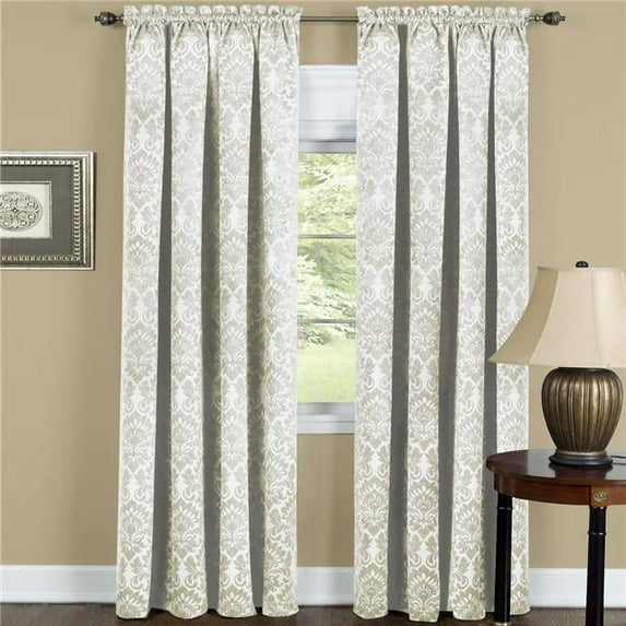 Achim Sutton Window Curtain Panel 52x84 - Ivory