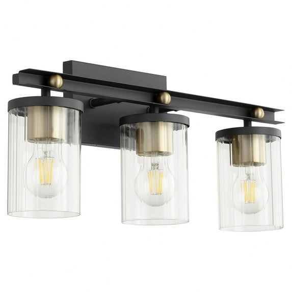 529-3-6980-Quorum Lighting-Empire - 3 Light Bath Vanity-8.25 Inches Tall and 20.75 Inches Wide