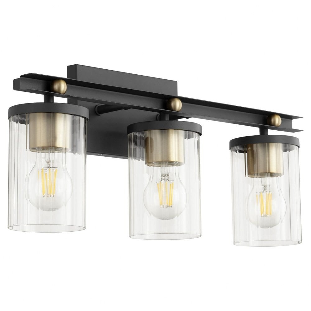 529-3-6980-Quorum Lighting-Empire - 3 Light Bath Vanity-8.25 Inches Tall and 20.75 Inches Wide