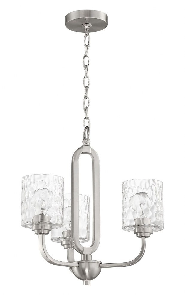 Craftmade Lighting 3 - Light Chandelier in  Brushed Polished Nickel