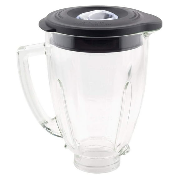 6-Cup Glass Jar Replacement Part 124461, Includes Lid, Compatible with Classic Series Blender