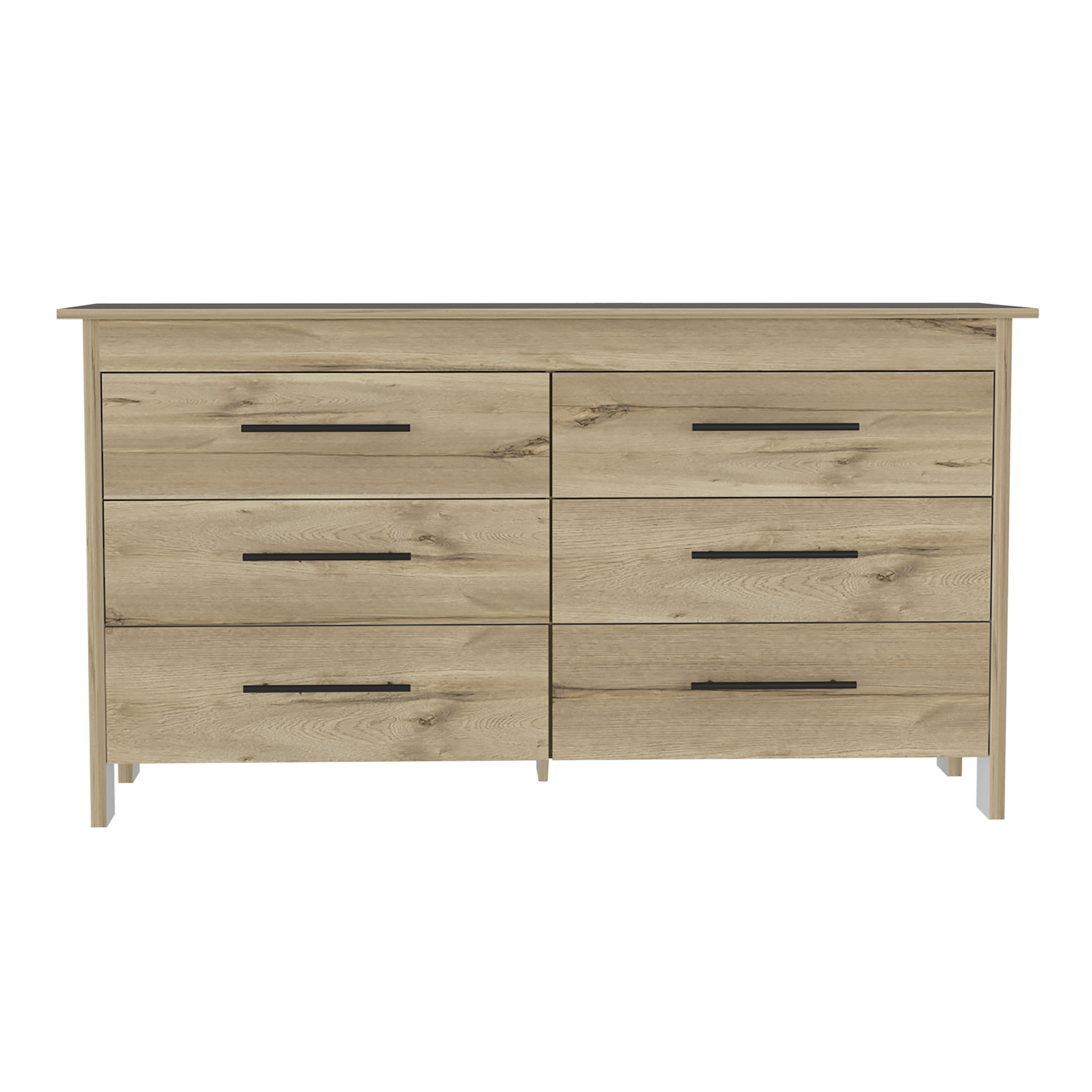 FM FURNITURE LLC Luxor 6 Drawer Double Dresser