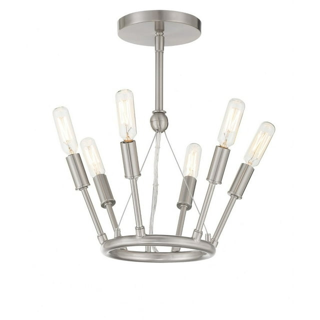 6 Light Semi-Flush Mount George Kovacs Lighting P1686-084