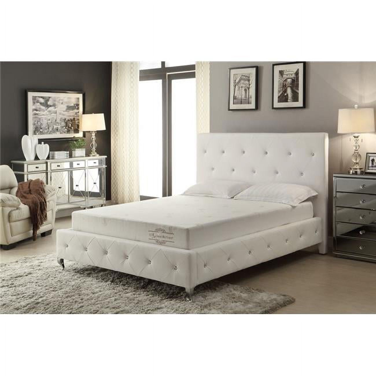 HomeRoots 6'' Medium Memory Foam Mattress