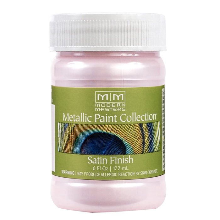 6 oz Modern Masters ME246 Rose Metallic Paint Collection Water-Based Decorative Metallic Paint