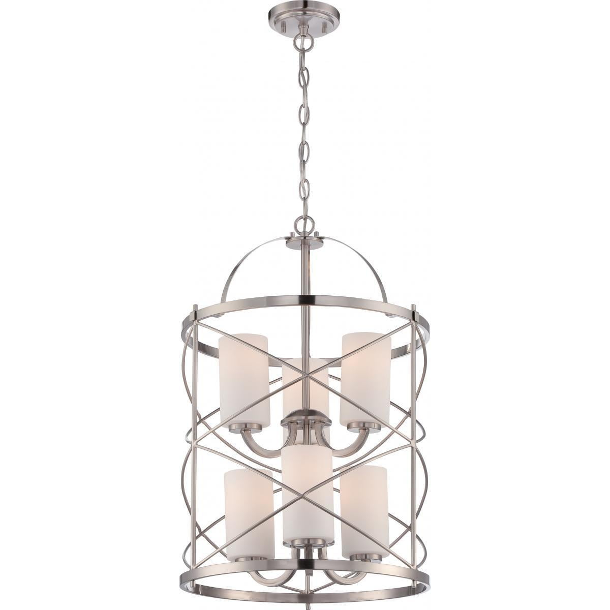 Nuvo Lighting - Ginger-Six Light 2-Tier Chandeliers -16 Inches Wide by 24.63