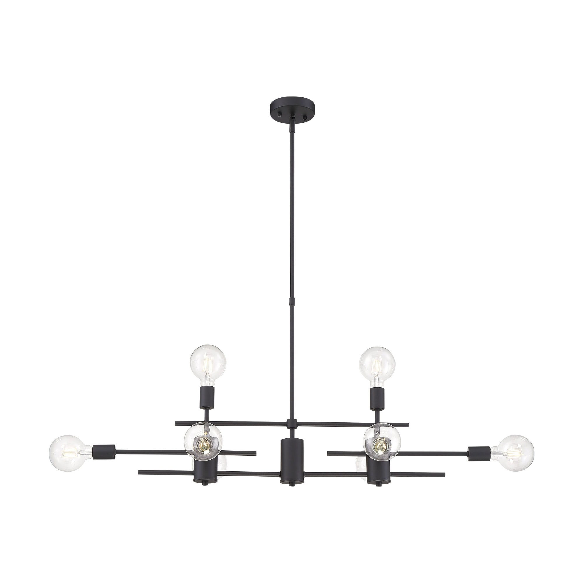 60/6862-Nuvo Lighting-Delphi-8 Light Island-7 Inches Wide by 19 Inches High-Mahogany Bronze Finish