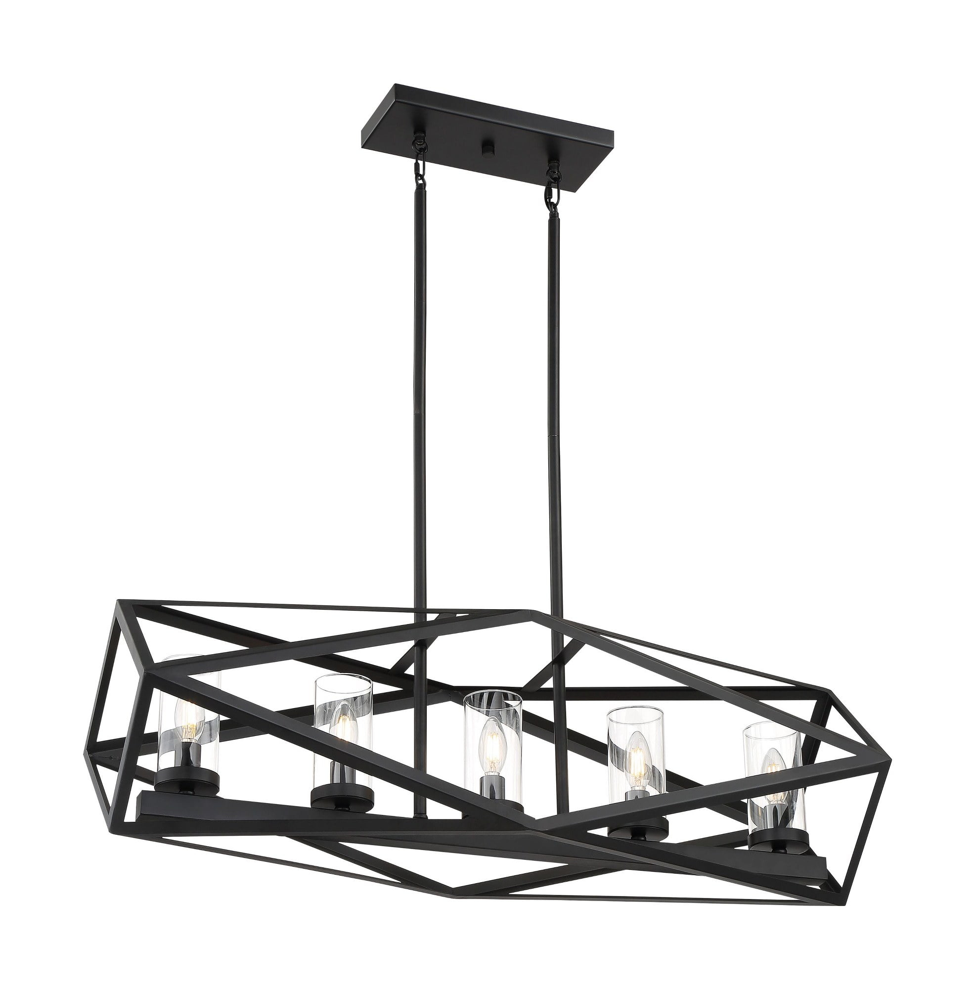 Nuvo Lighting - Zemi-5 Light Island in Traditional Style-11 Inches Wide by 11